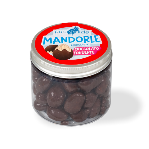 Mandorle Ricoperte di Cioccolato Fondente